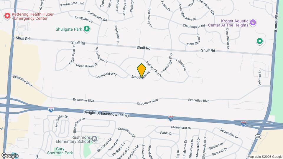 8293 Big Springs Ct Map and Location Details