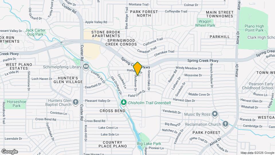 5012 Andover Dr Map and Location Details