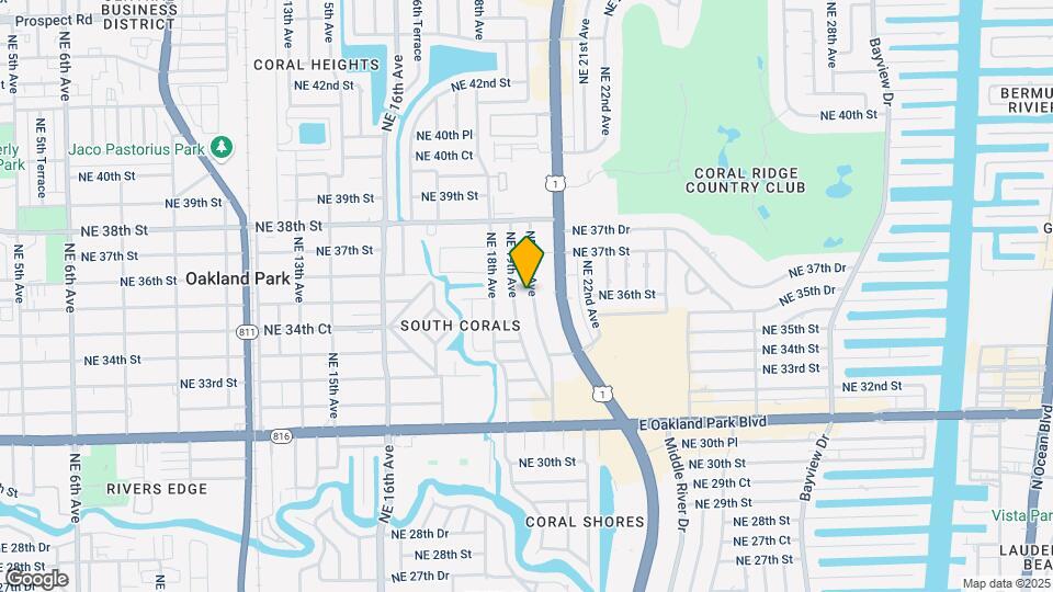 3509 NE 20th Ave, Unit Palm House #3509 Map and Location Details