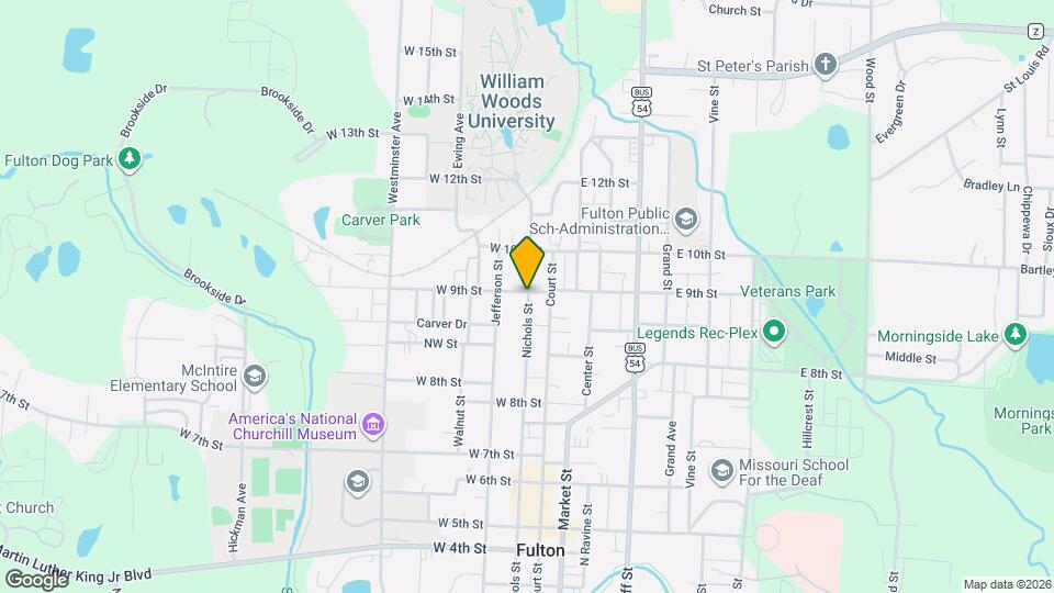 837 Nichols St Map and Location Details