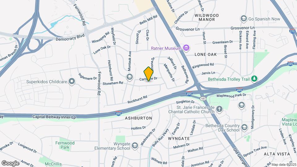 6217 Stoneham Rd Map and Location Details