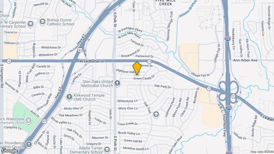 923 Green Castle Dr Map and Location Details