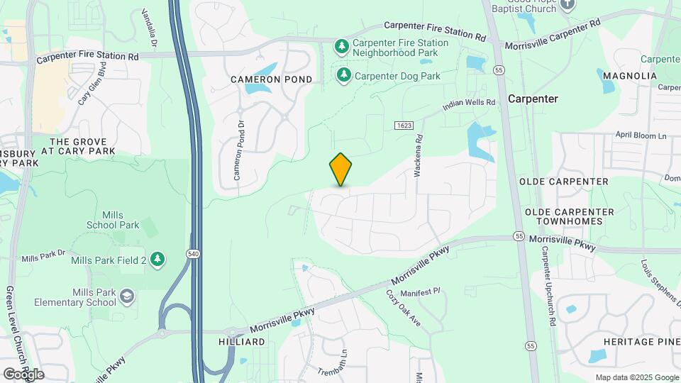 405 Gilpin Way Map and Location Details