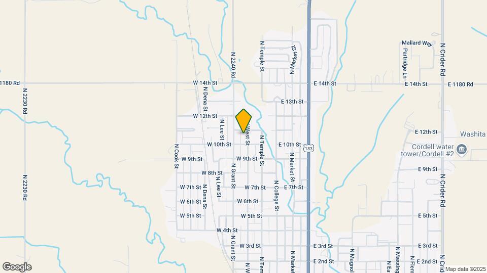 1116 N West St Map and Location Details