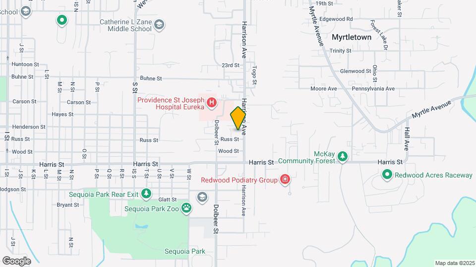 2808 Harrison Ave Map and Location Details