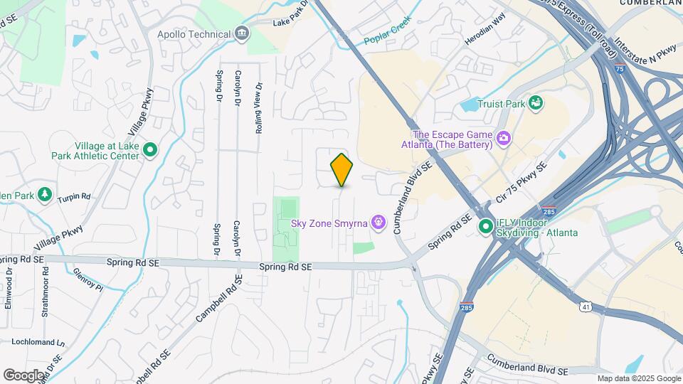 5130 Afton Way Map and Location Details