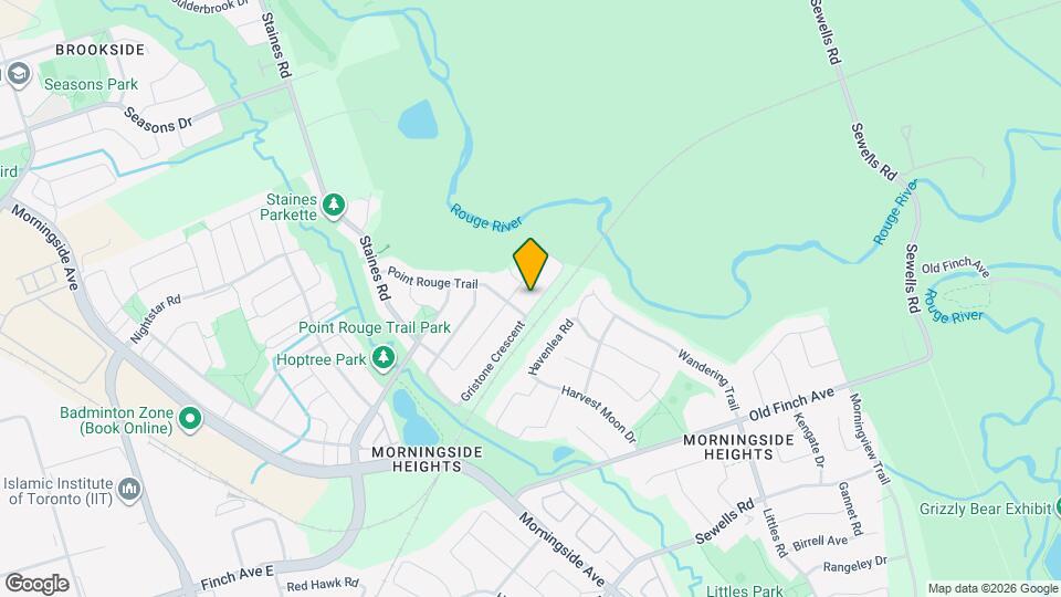 138 Gristone Crescent Map and Location Details