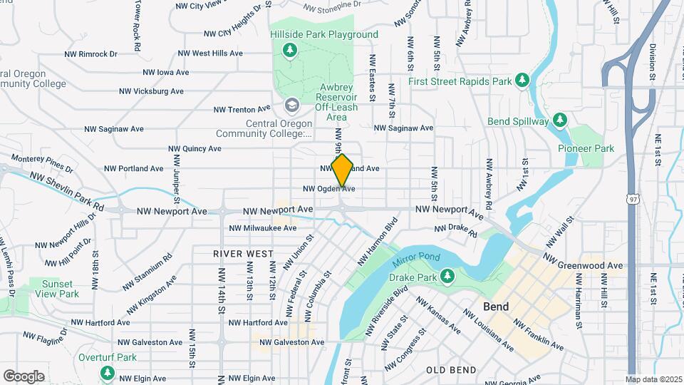 855 NW Ogden Ave Map and Location Details