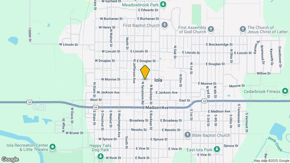 223 N Sycamore St, Unit Apt A Map and Location Details