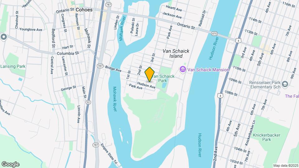 105 Hudson Ave, Unit APT 2 Map and Location Details