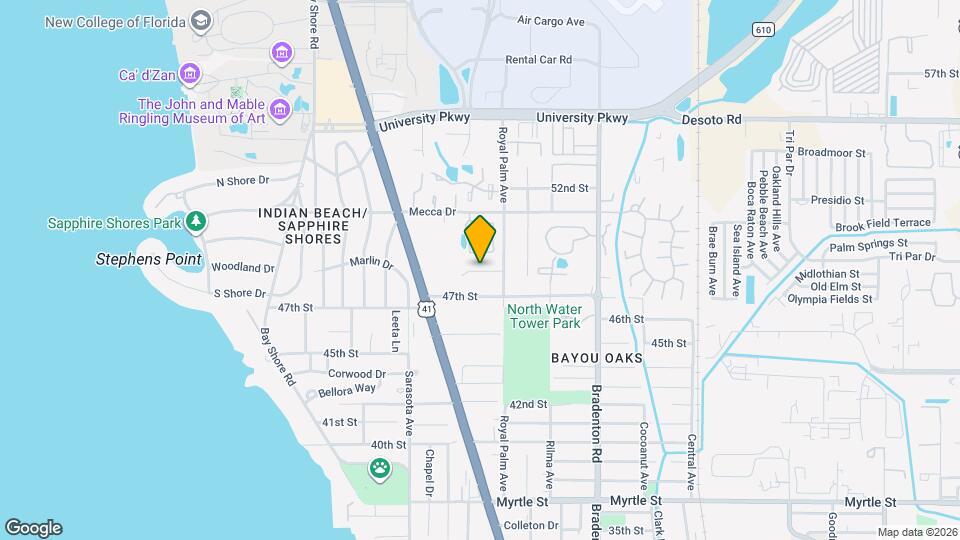 917 Royal Palm Dr Map and Location Details