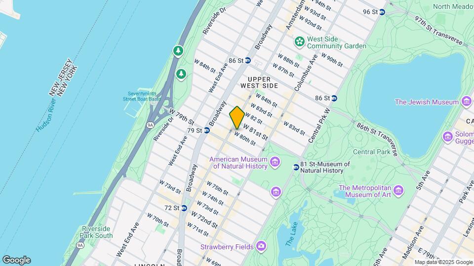 171 W 80th St Map and Location Details