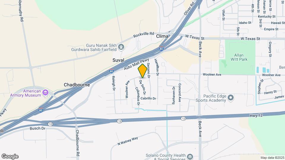 272 De Soto Dr Map and Location Details