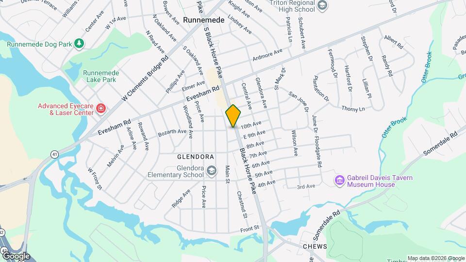 1001 N Black Horse Pike Map and Location Details