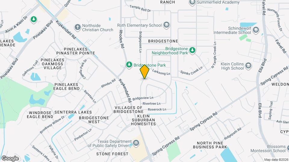 21110 Fernhollow Ln Map and Location Details