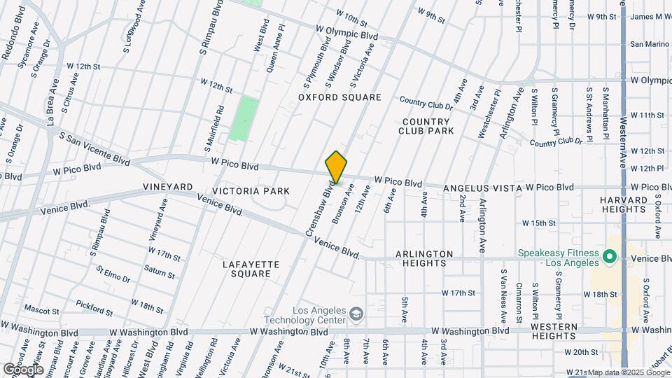 1320 Crenshaw Blvd Map and Location Details