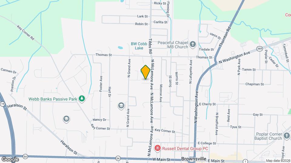 916 Greenwood St Map and Location Details