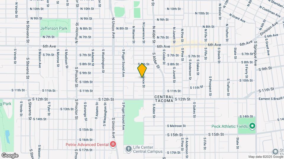 916 S Lawrence St Map and Location Details