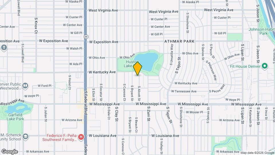 941 S Alcott St Mapa y Detalles de la Ubicación