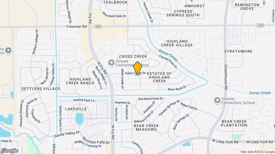 20006 Upland Creek Dr Map and Location Details