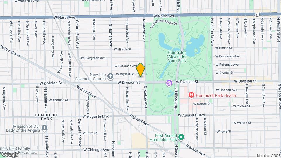 3214 W Division St, Unit 2 Map and Location Details