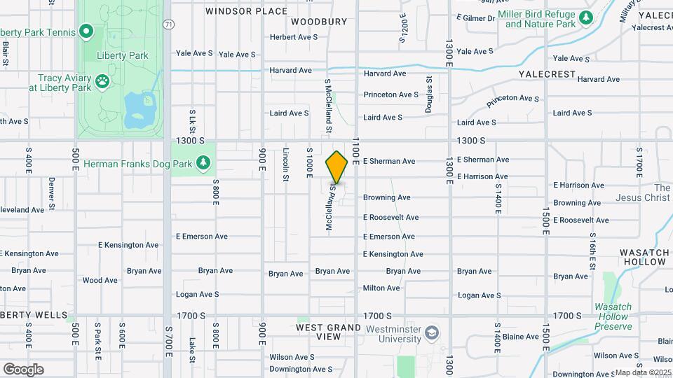 1397 McClelland St Map and Location Details