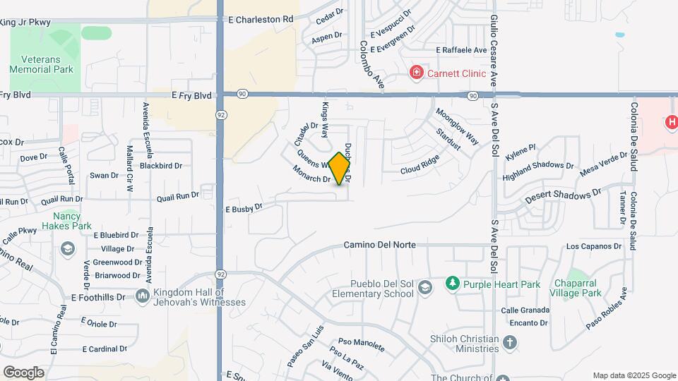4651 Desert Springs Trail Map and Location Details