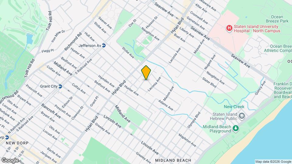 306 Jefferson Ave Map and Location Details