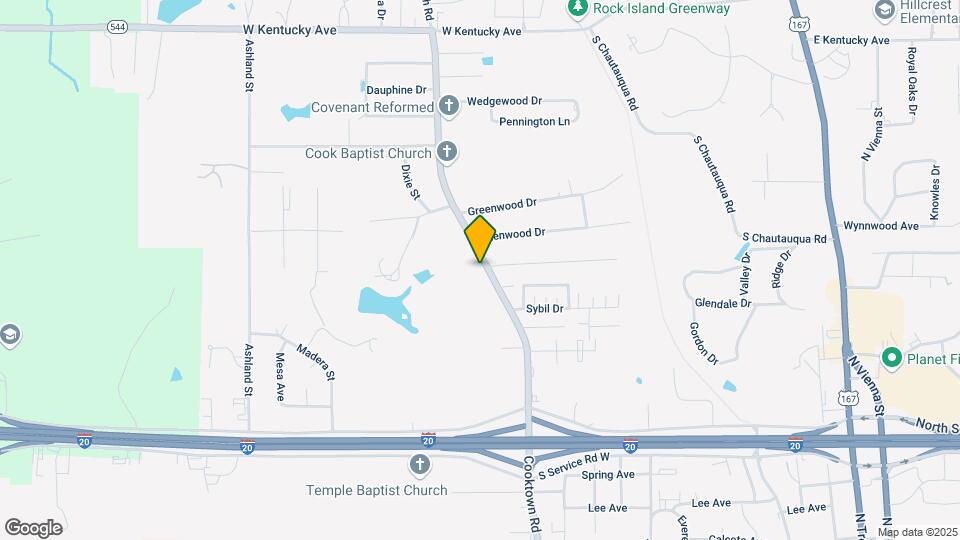 1521 Cooktown Rd Map and Location Details