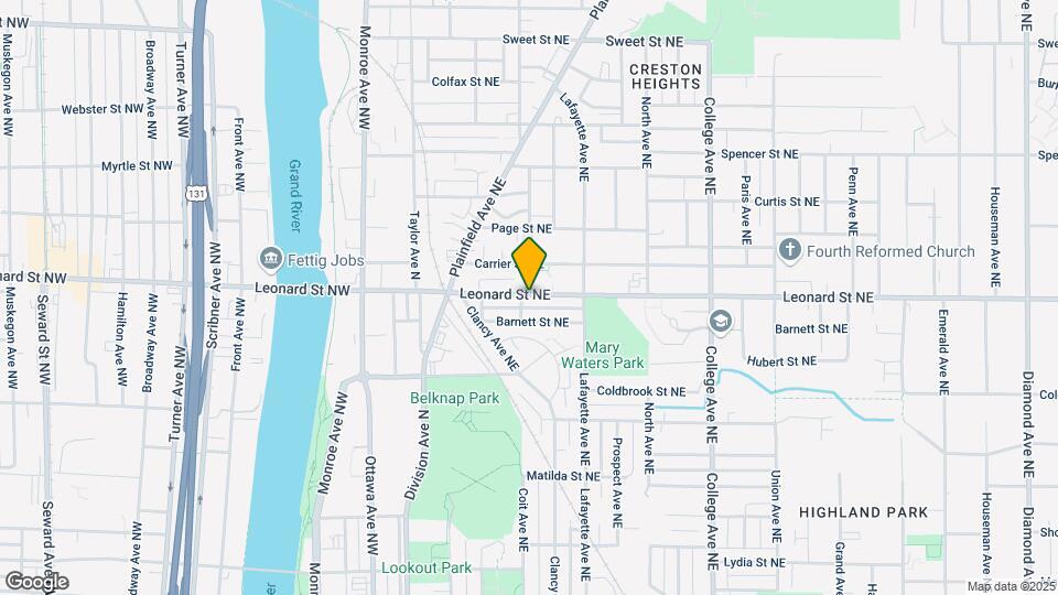 202 Leonard St NE-Unit -Unit 3 Map and Location Details