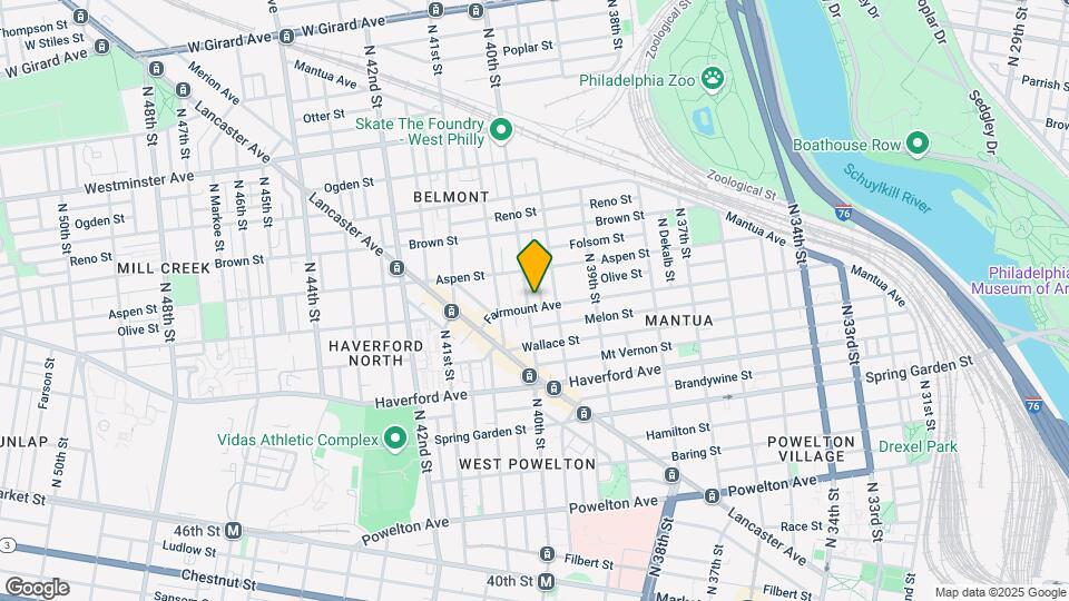 705 N 40th St Map and Location Details