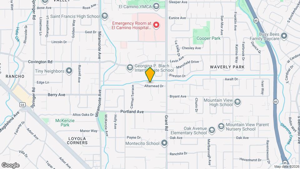 1215 Altamead Dr Map and Location Details