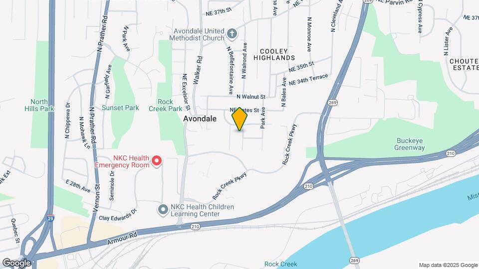 2806 N Walrond Ave Map and Location Details