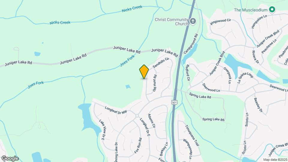 420 Sandhills Cir Map and Location Details