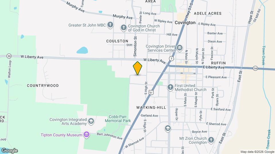 639 W Pleasant Ave Map and Location Details