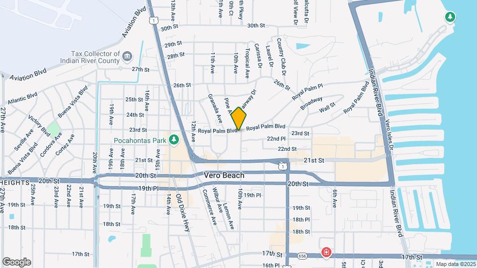 1001 Royal Palm Blvd Map and Location Details