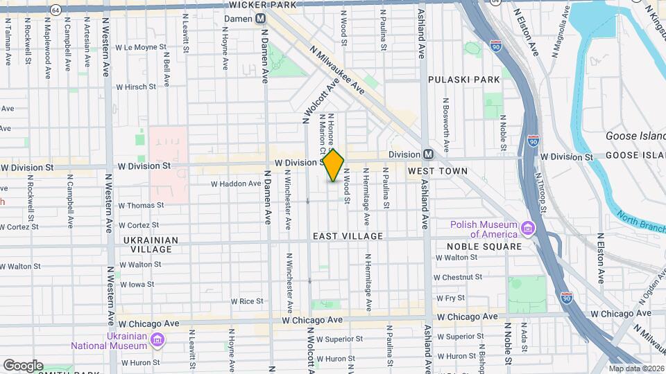 1821 W Haddon Ave, Unit 1 Mapa y Detalles de la Ubicación