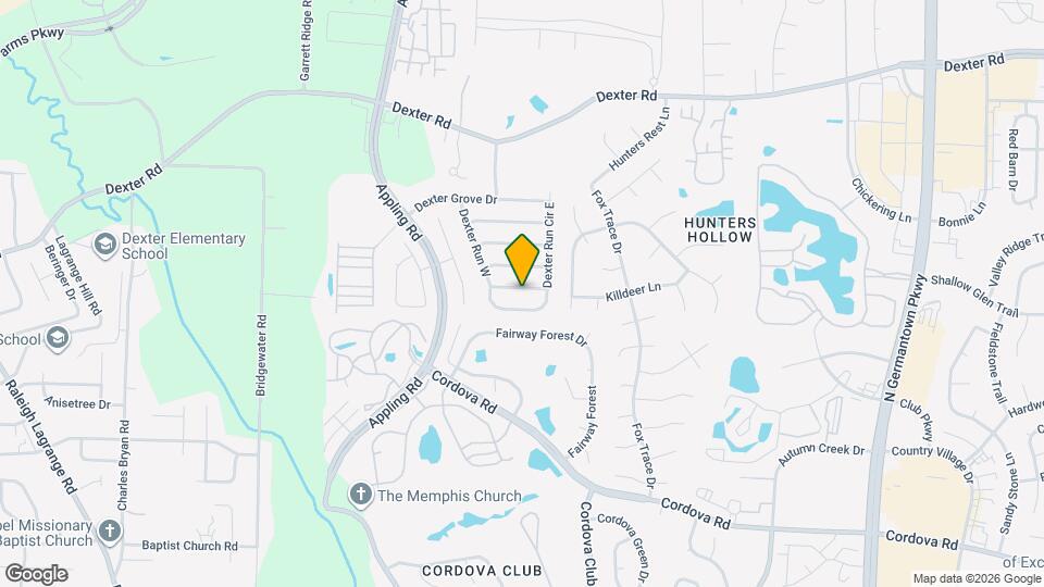 7625 Dexter Park Dr Map and Location Details
