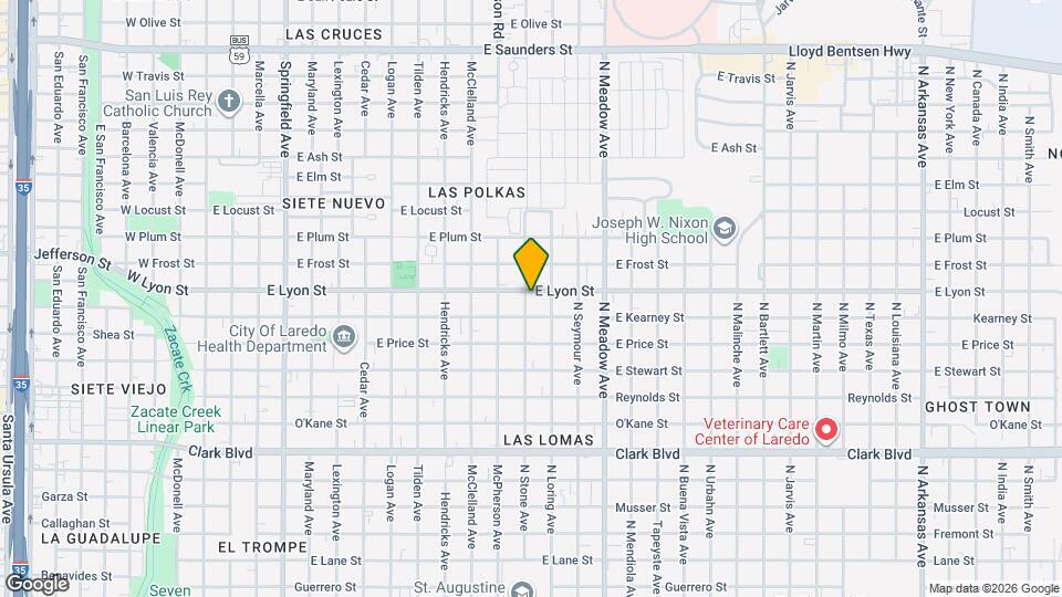 1301 E Lyon St, Unit #1 Map and Location Details