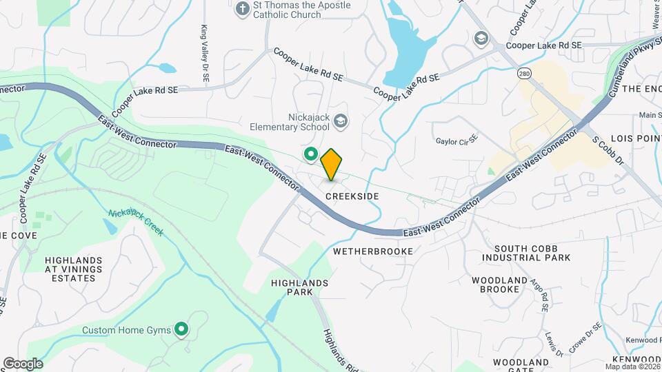 308 Creekbank Way SE Map and Location Details