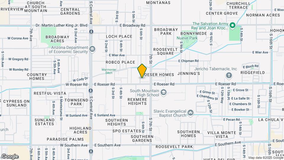 610 E Dekalb Ln Mapa y Detalles de la Ubicación