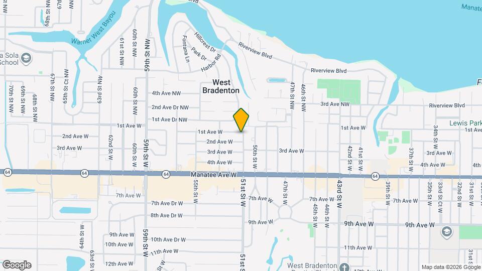 104 51st St W Map and Location Details