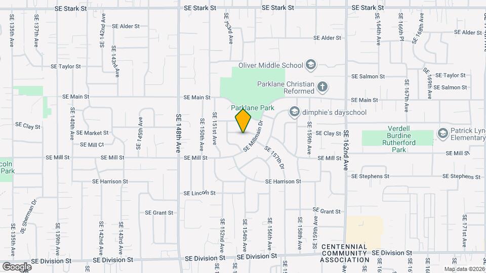 15318 SE Clay Ct Map and Location Details