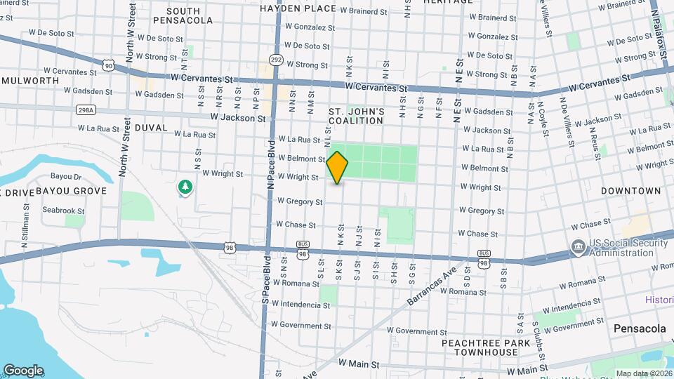 239 N K St Map and Location Details