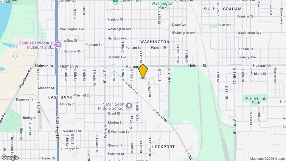 1812 S 11th St Map and Location Details