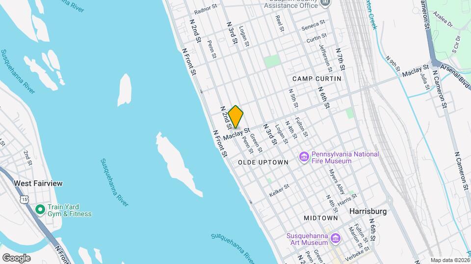 2101 N 2nd St Map and Location Details