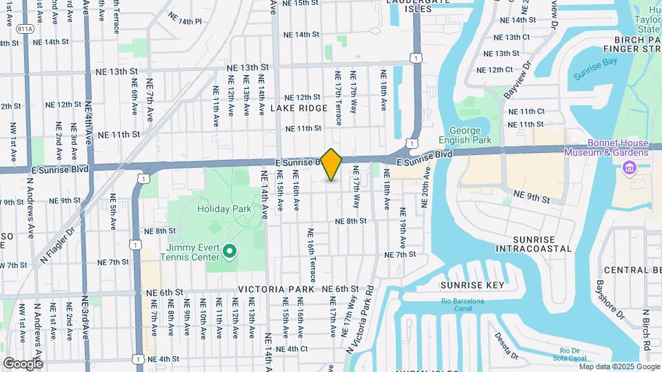 908 NE 17th Ave Mapa y Detalles de la Ubicación
