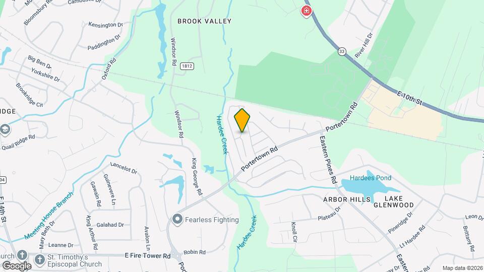 1533 Pine Brook Ct Map and Location Details