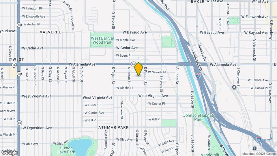 1429 W Dakota Ave Map and Location Details