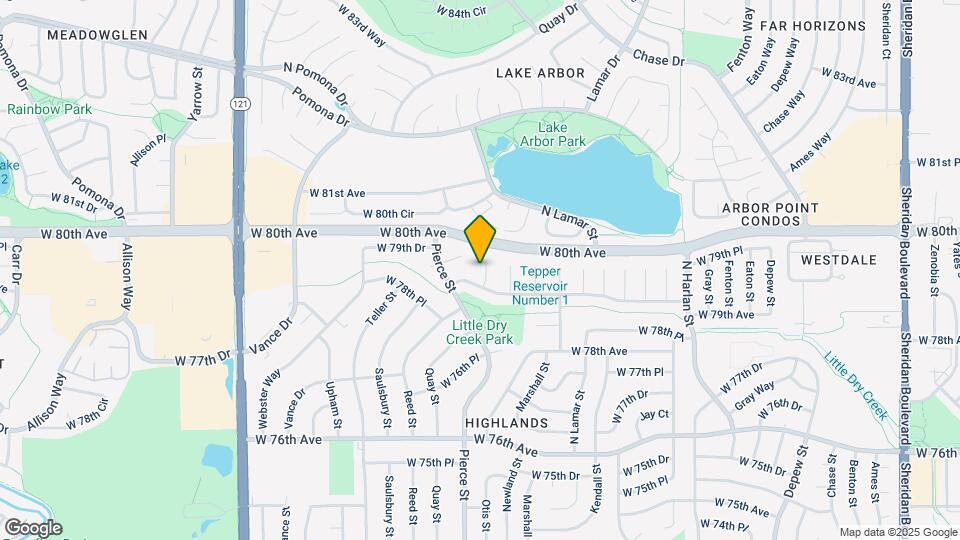 7931 Otis Cir Map and Location Details